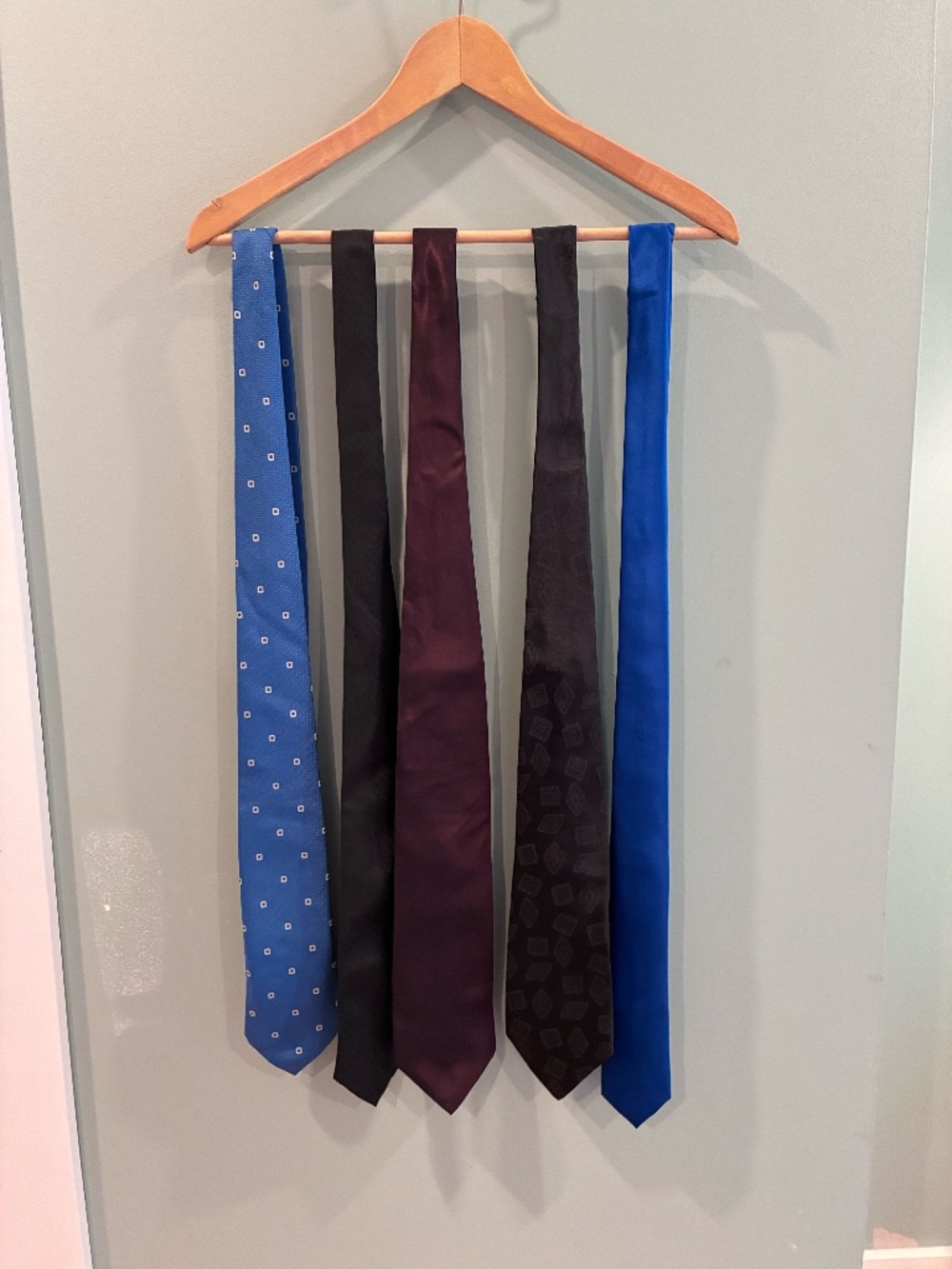 Blue, Black and Burgundy Tie bundle